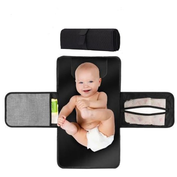 baby-diaper-changing-mat-2-pockets-for-wipes-and-pampers-waterproof-foldable-washable-sheet-portable-diaper-changing-pad-each